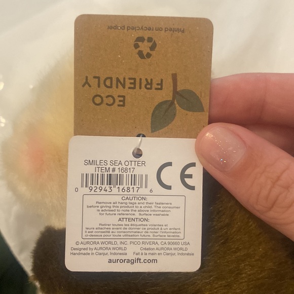 Seaotter stuffed animal plush - Picture 3 of 3